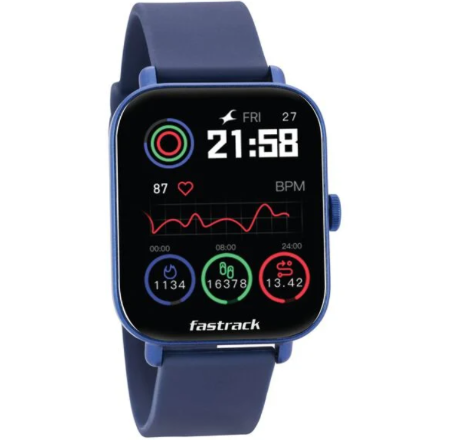 Fastrack Digital Dial Blue Silicone Strap Watch